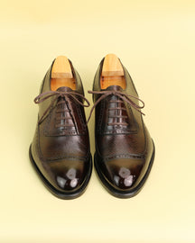 Dark Brown Vintage Leather Shoes