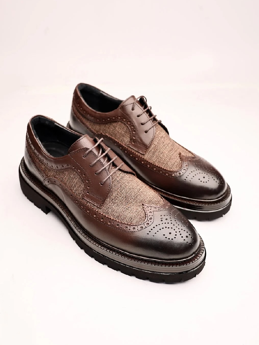 Colorblock Casual Business Leather Shoes