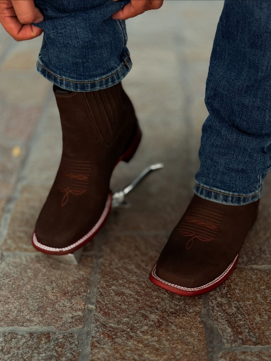 Embroidered Chelsea Boots Men's Martin Boots