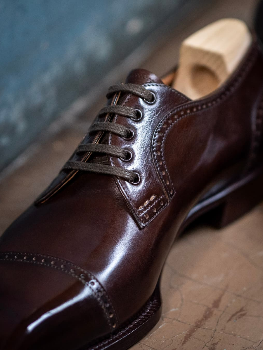 Handmade Genuine Leather Lace-up Shoes
