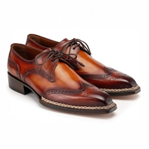 Handmade Genuine Leather Carved Shoes
