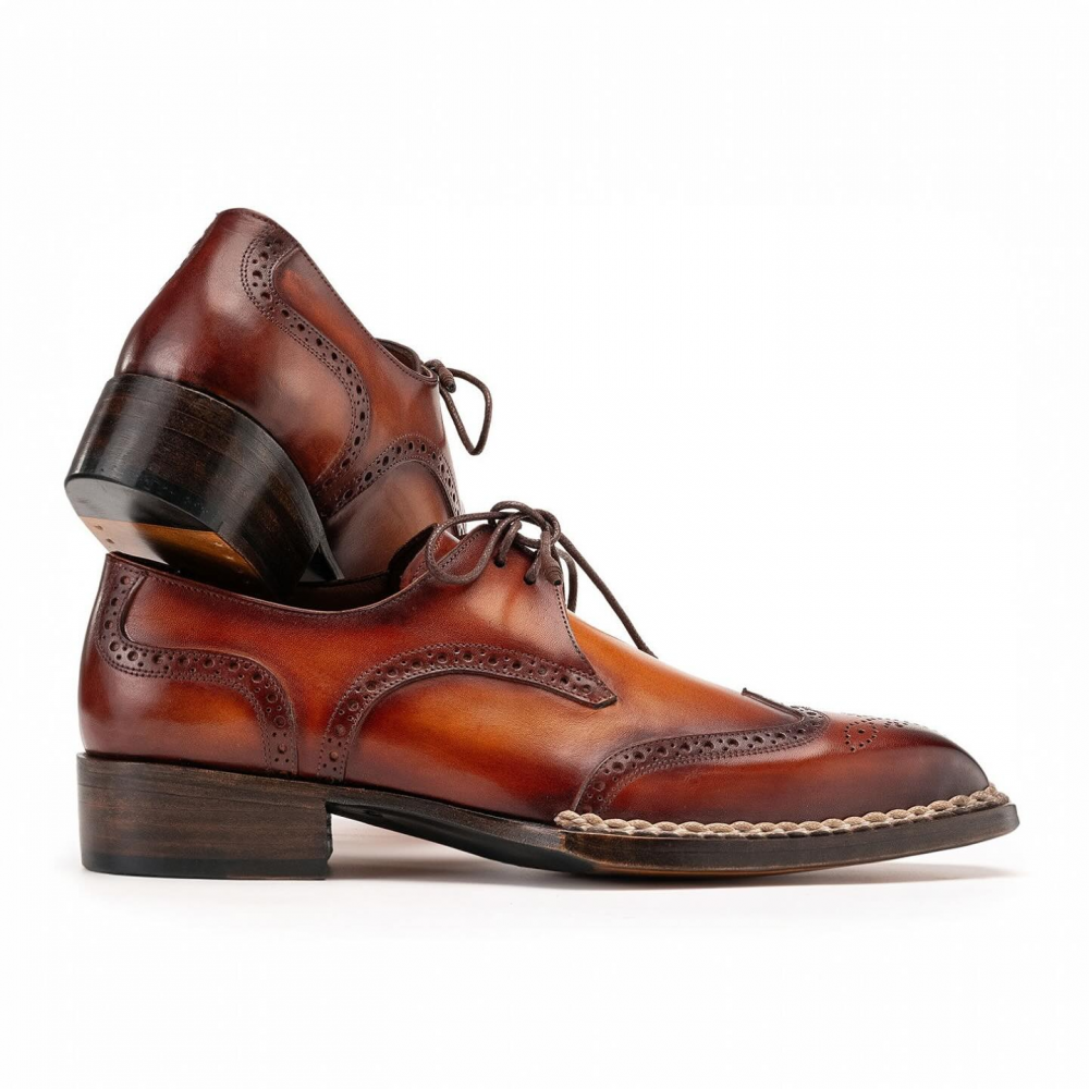 Handmade Genuine Leather Carved Shoes