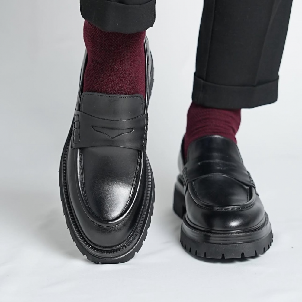 Fashion Slip-on Casual Leather Shoes