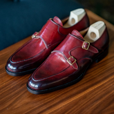 Monk Shoes Men's Ccasual Low-top Buckle Monk Shoes