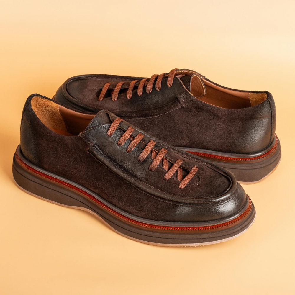 Thick-soled Lace-up Sneakers
