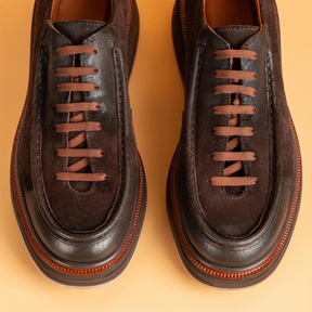 Thick-soled Lace-up Sneakers