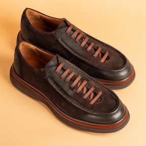 Thick-soled Lace-up Sneakers