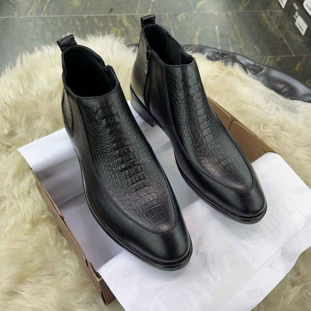 Chelsea Boots Pointed Leather Boots
