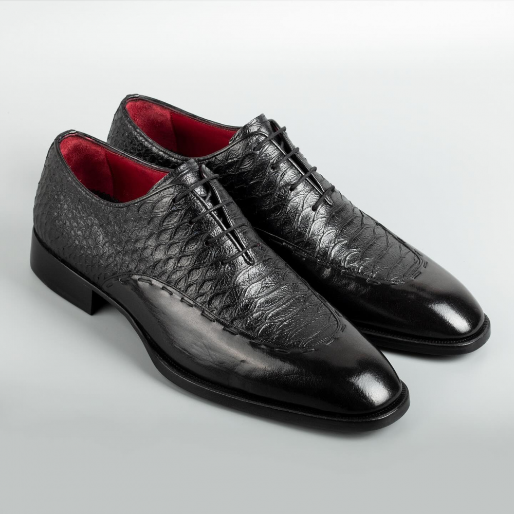 Men's Crocodile Pattern Formal Slip On Shoes