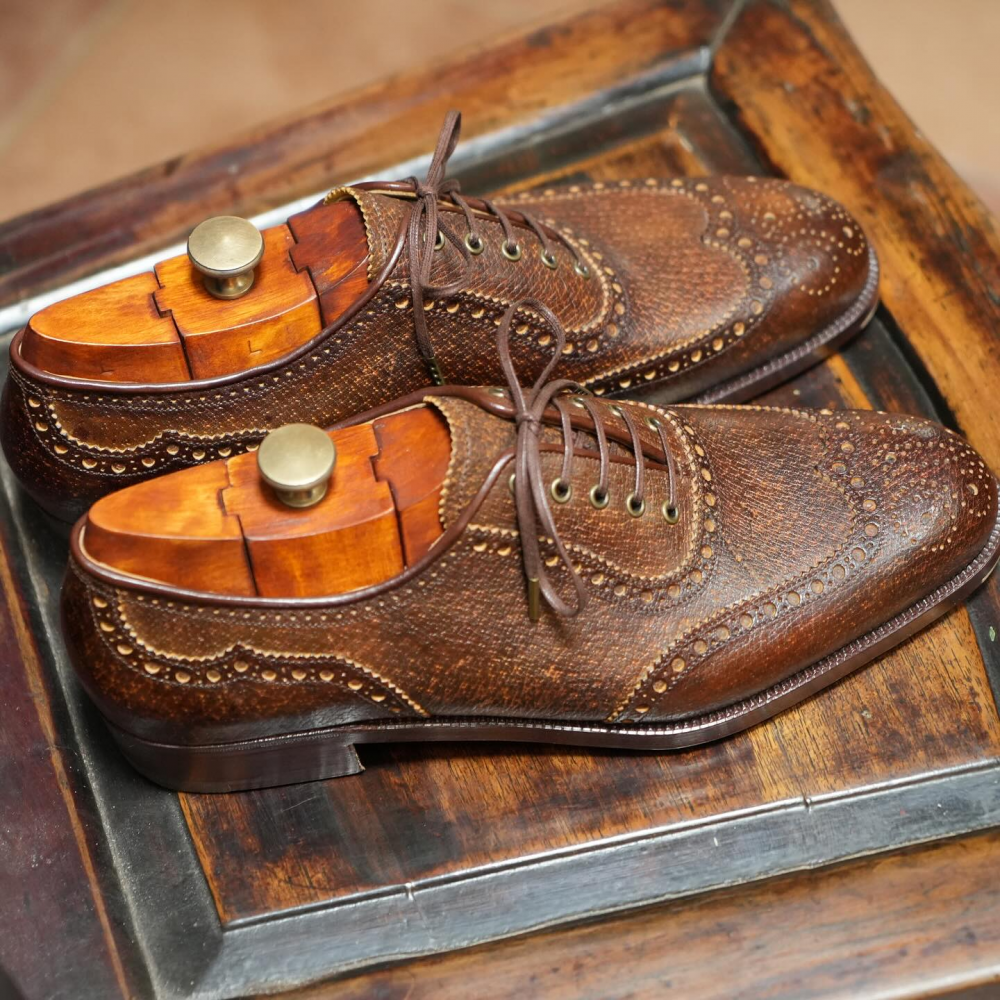 Retro Fashion Leather Casual Shoes