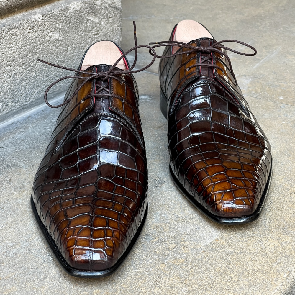 Casual Crocodile Leather Shoes