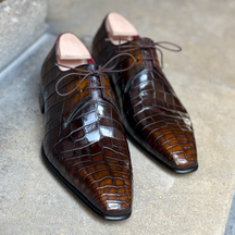 Casual Crocodile Leather Shoes