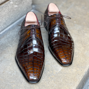 Casual Crocodile Leather Shoes