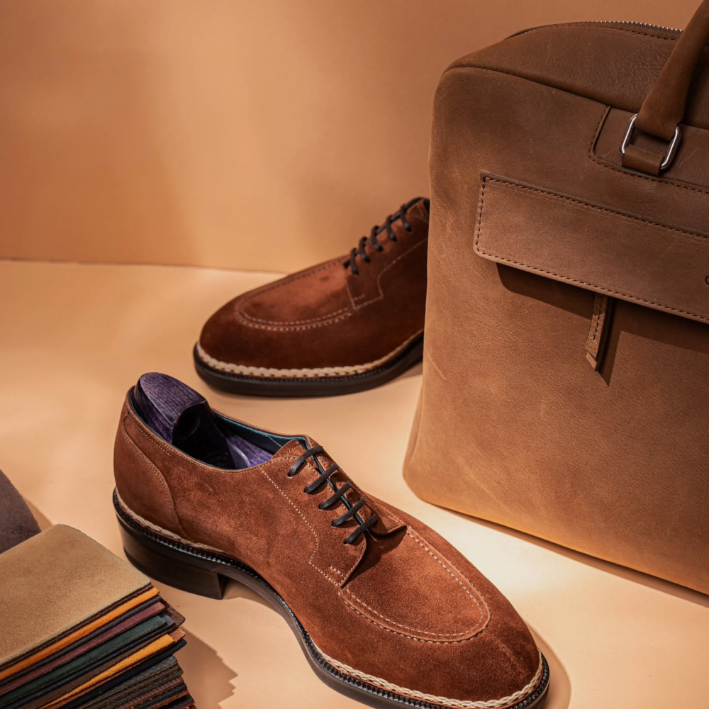 Genuine Leather Suede British Style Men's Shoes