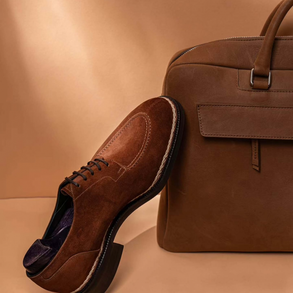 Genuine Leather Suede British Style Men's Shoes