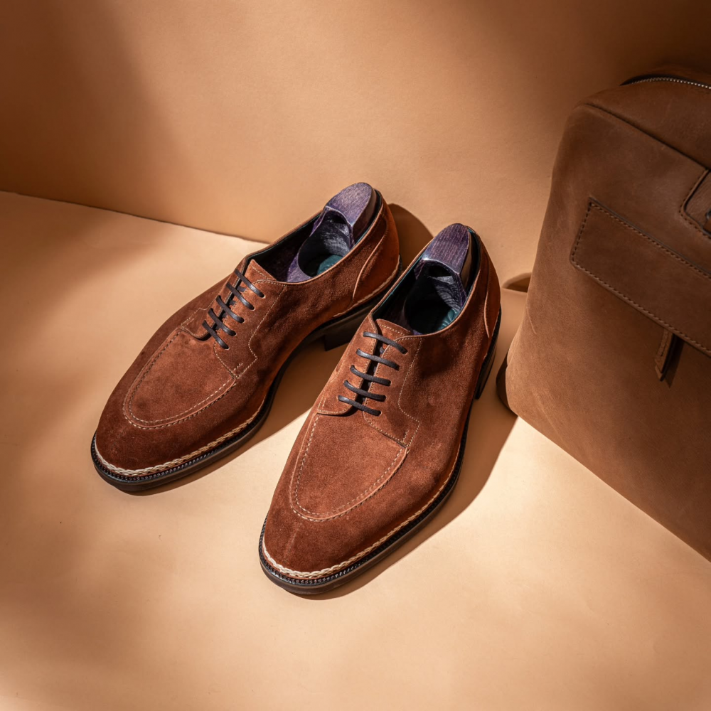 Genuine Leather Suede British Style Men's Shoes