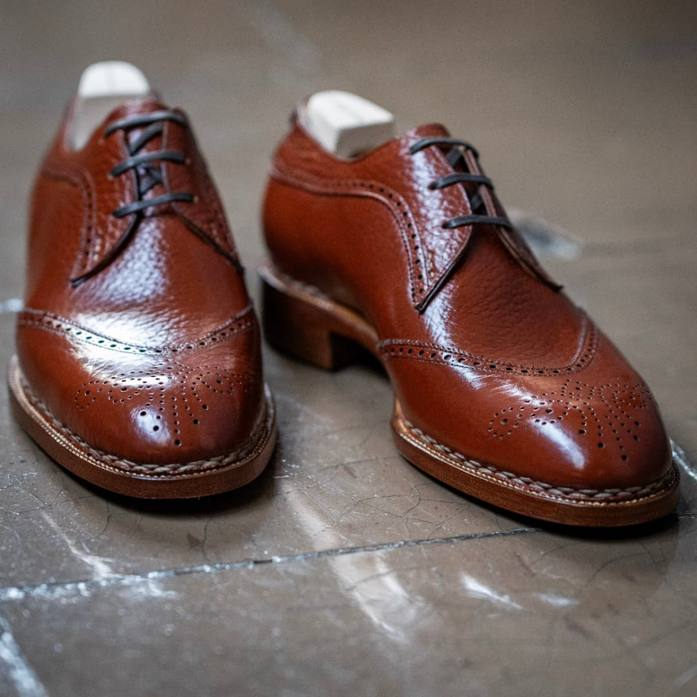 Brogue Carved British Style Leather Shoes