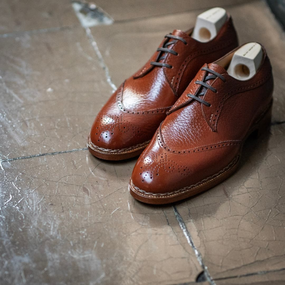 Brogue Carved British Style Leather Shoes