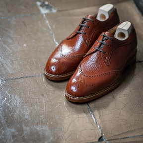 Brogue Carved British Style Leather Shoes