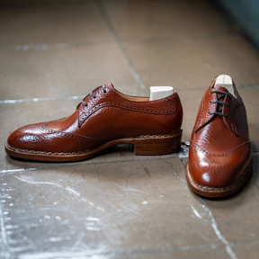 Brogue Carved British Style Leather Shoes
