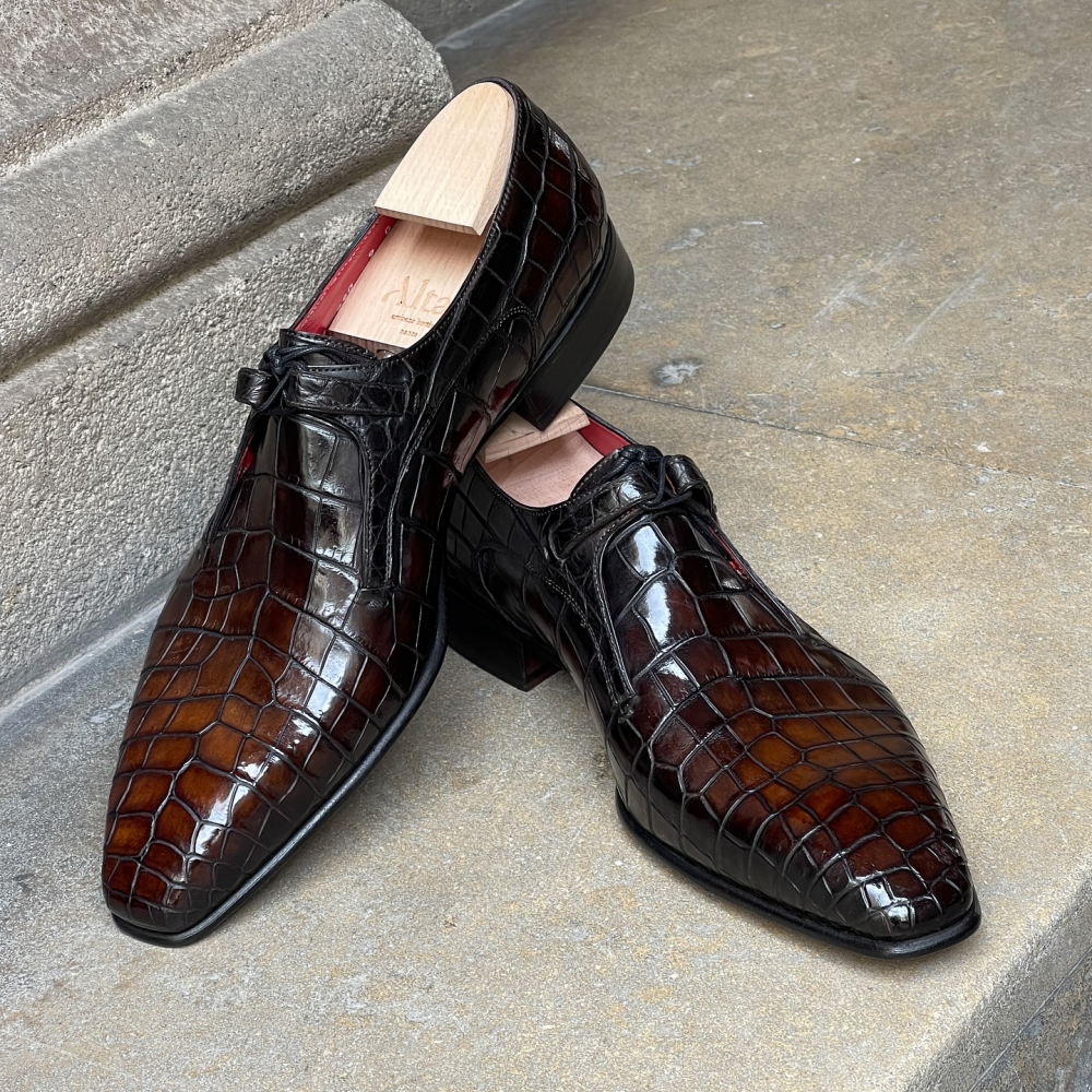 Imported Crocodile Leather Shoes