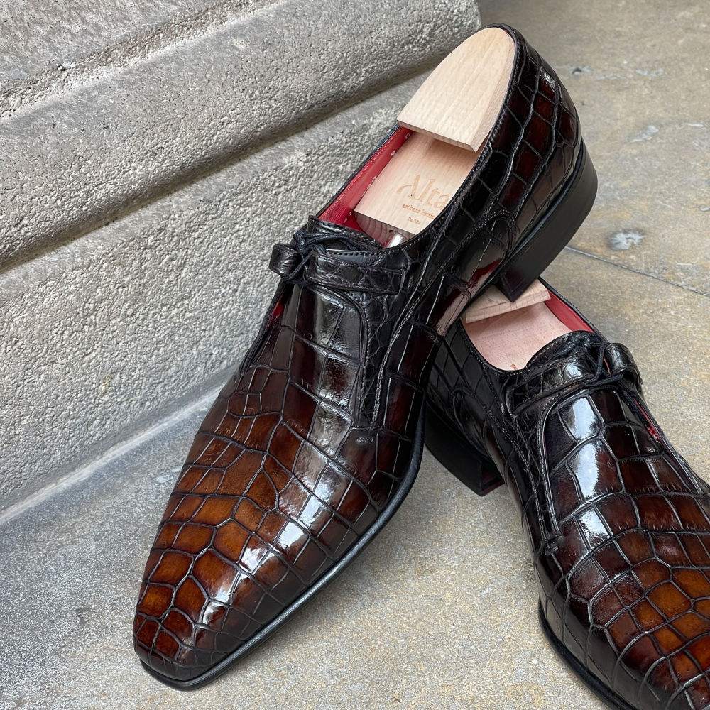 Imported Crocodile Leather Shoes