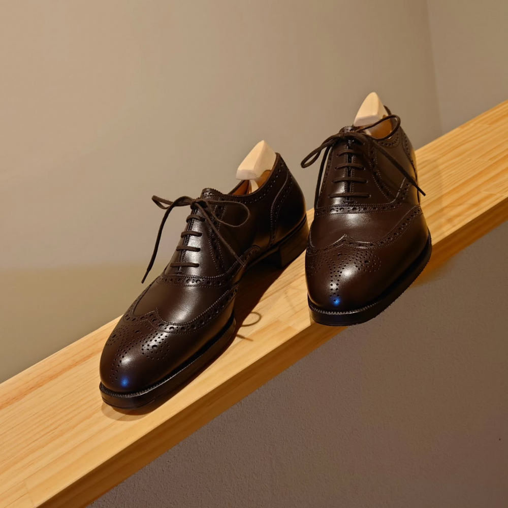 Men's Formal Brogue Carved Leather Shoes