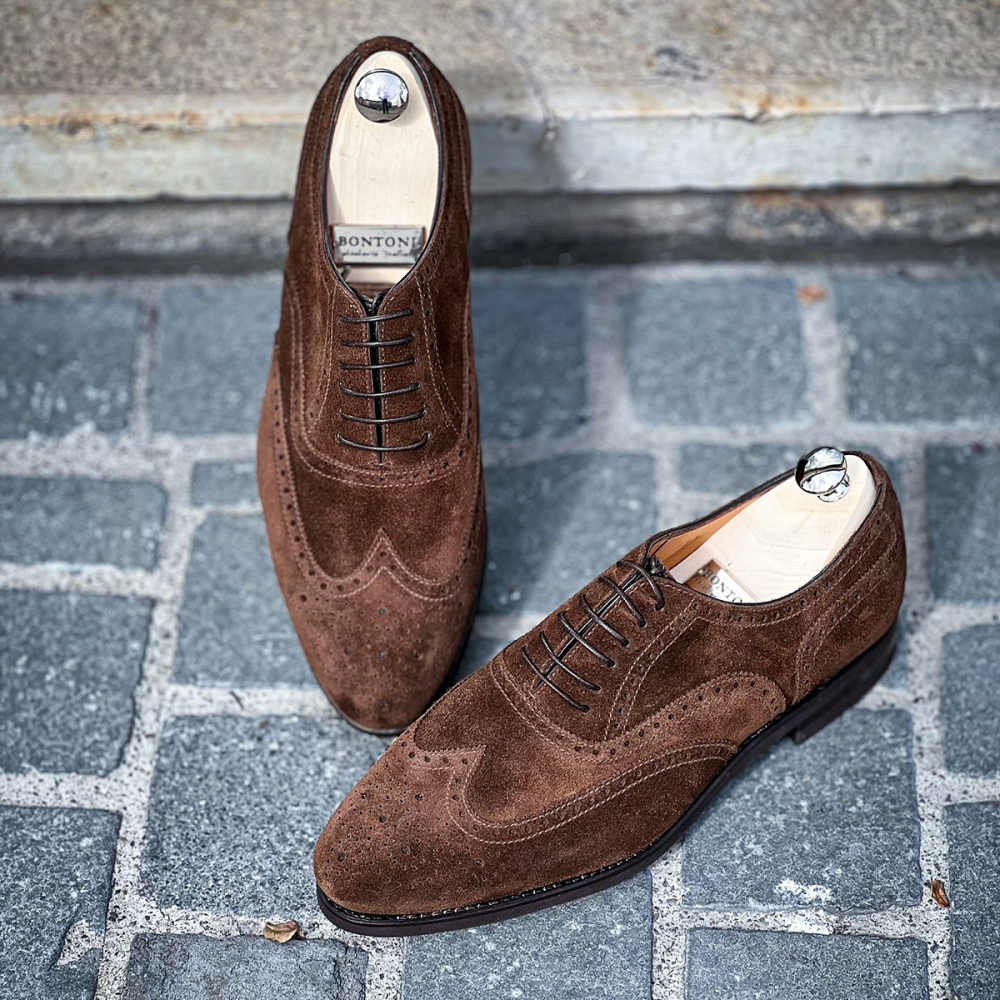 Matte Lace-up Casual Leather Shoes