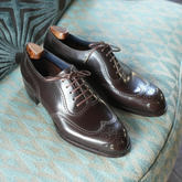 Handmade Genuine Leather Carved Shoes