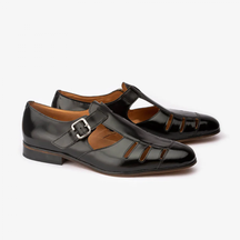 Black Roman Sandals