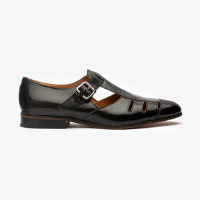 Black Roman Sandals