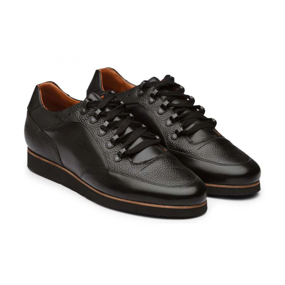 Black Grain Sneaker