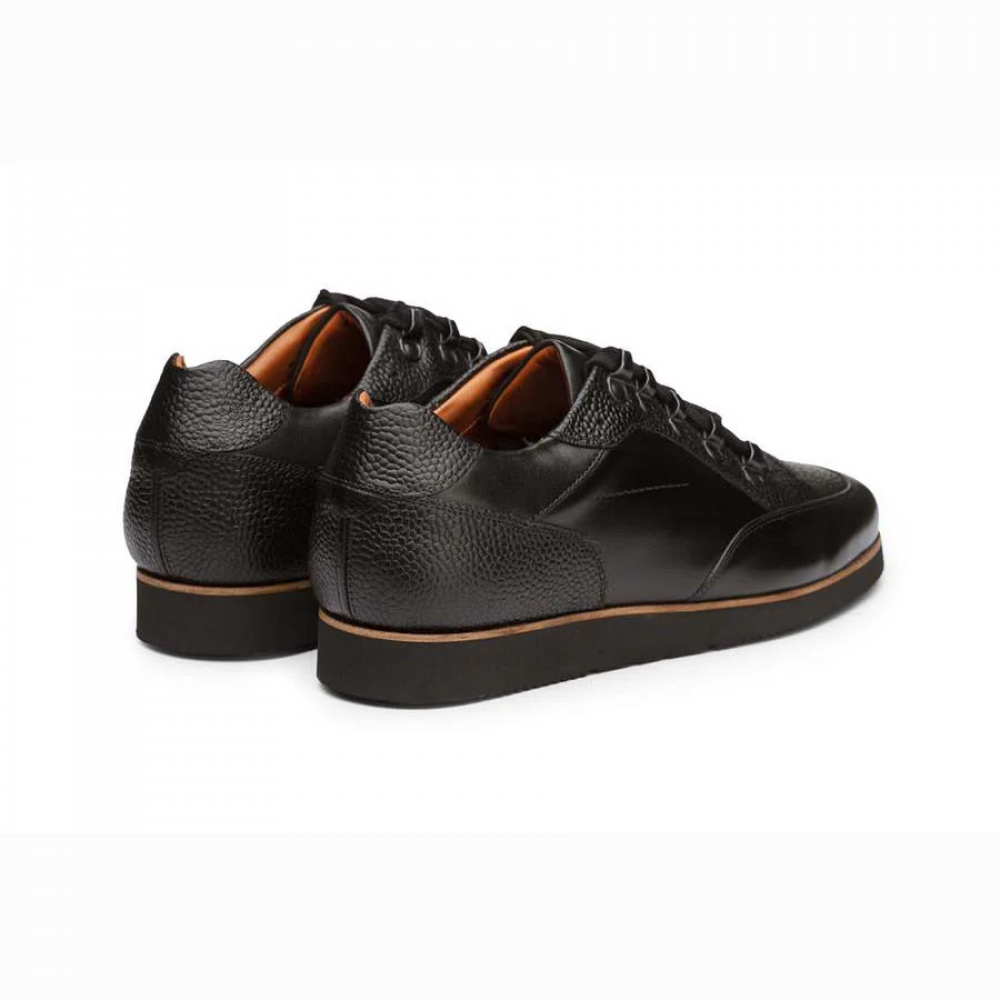 Black Grain Sneaker