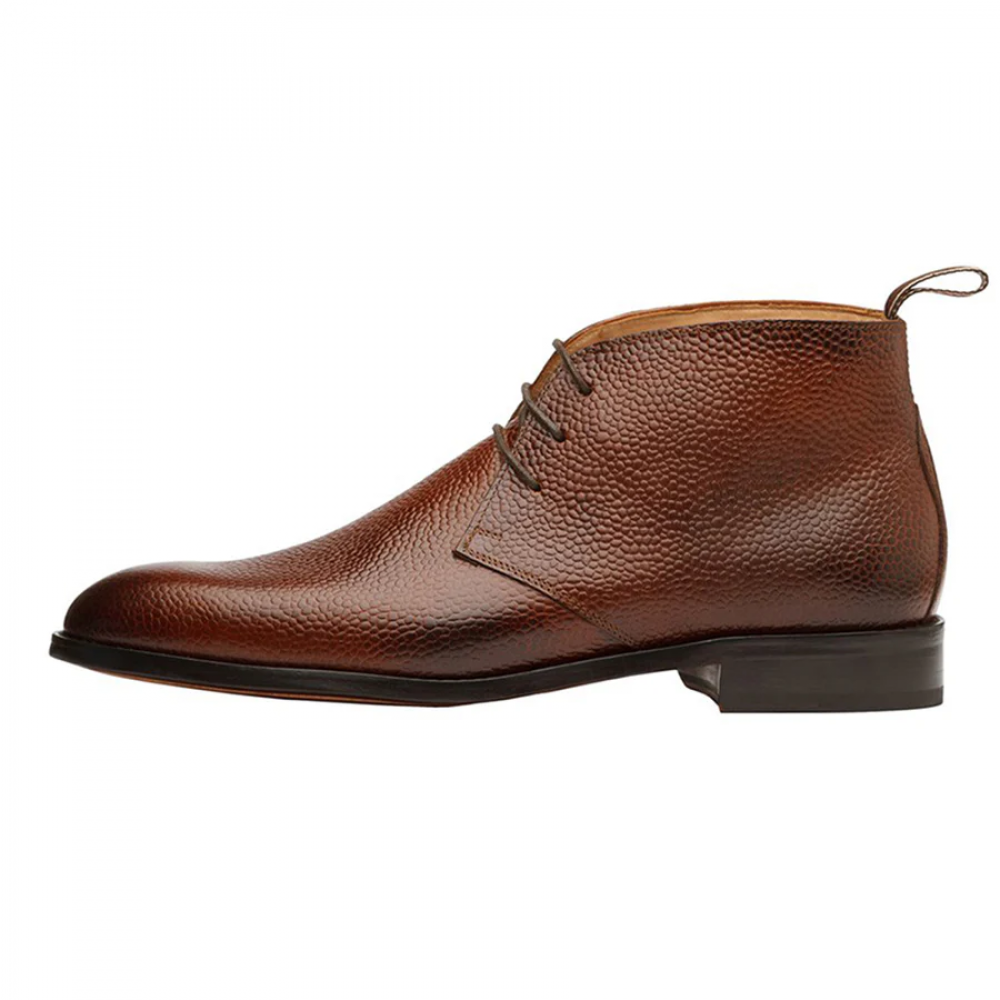 Brown Grain Chukka Boot