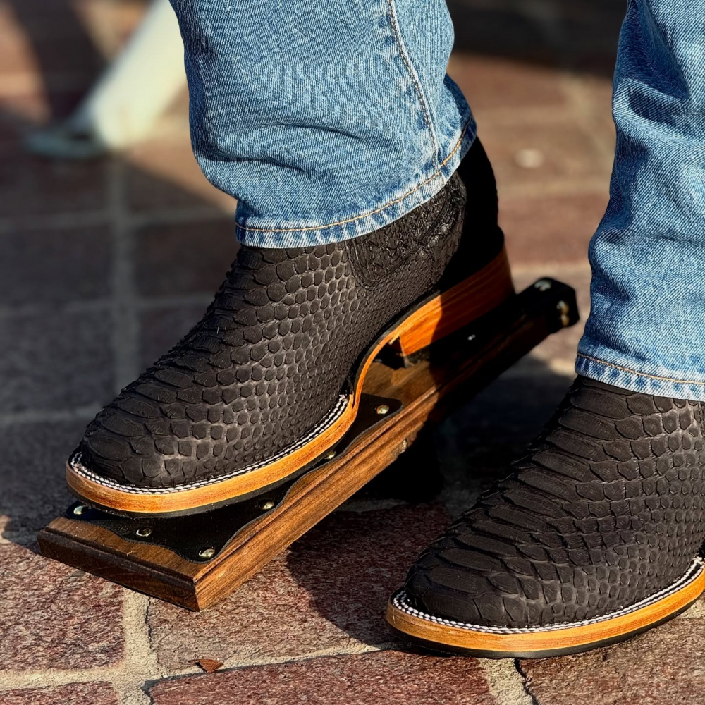 Vintage Crocodile Chelsea Boots