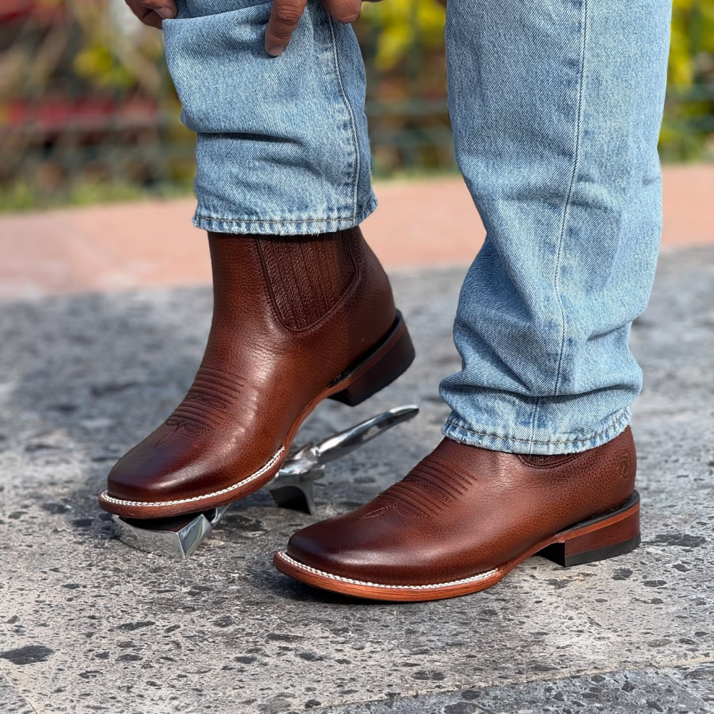 Embroidered Chelsea Boots Men's Martin Boots