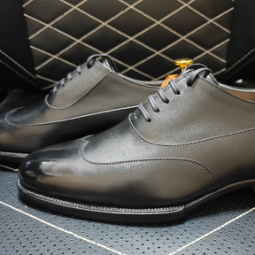 Black Classic Casual Leather Shoes
