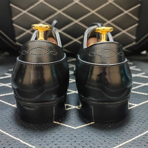 Black Classic Casual Leather Shoes