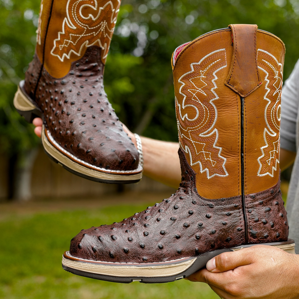 Mid-calf Exotic Western Cowboy Boots