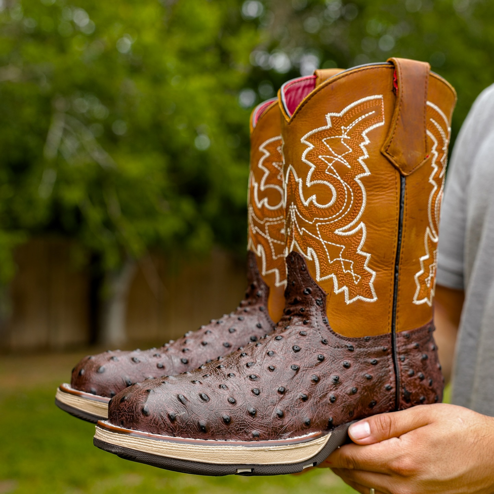Mid-calf Exotic Western Cowboy Boots