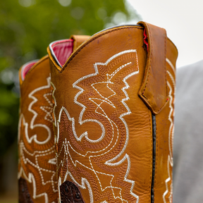 Mid-calf Exotic Western Cowboy Boots