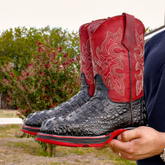 Thick-soled Embroidered Boots