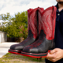 High Embroidered Vintage Boots