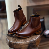 Genuine Leather Handmade Western Short Boots