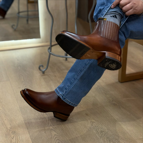 Genuine Leather Handmade Western Short Boots