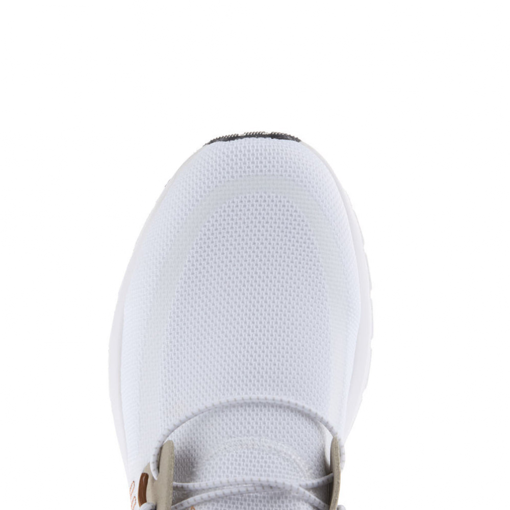 Men's Sirocco Stretch Sox White Casual Shoes