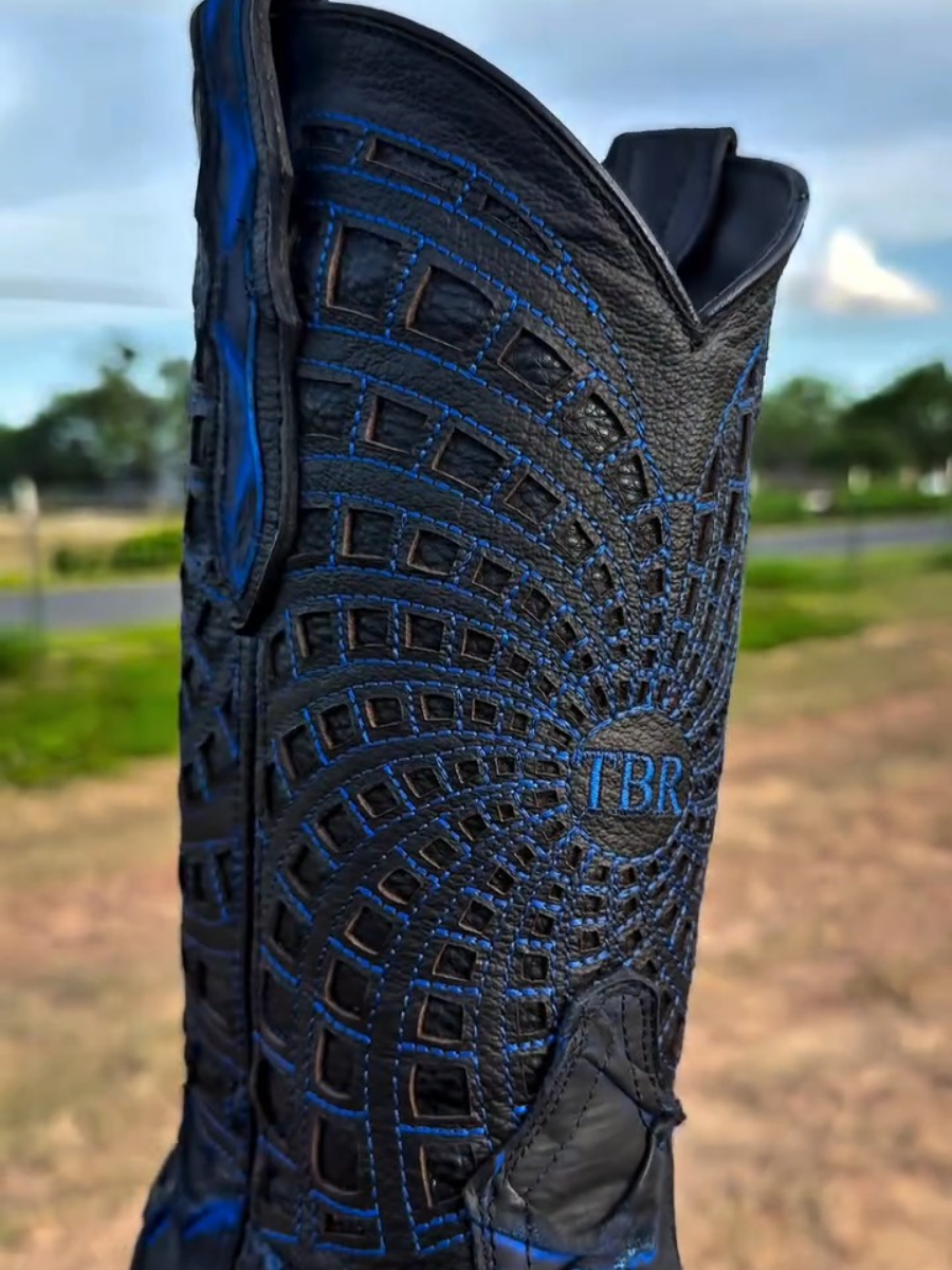 Blue Matte Country Pirarucu Boots
