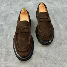 Casual British Style Nubuck Leather Shoes