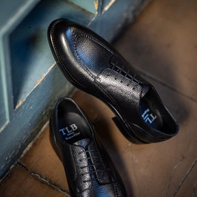 Men's Black Genuine Leather Shoes