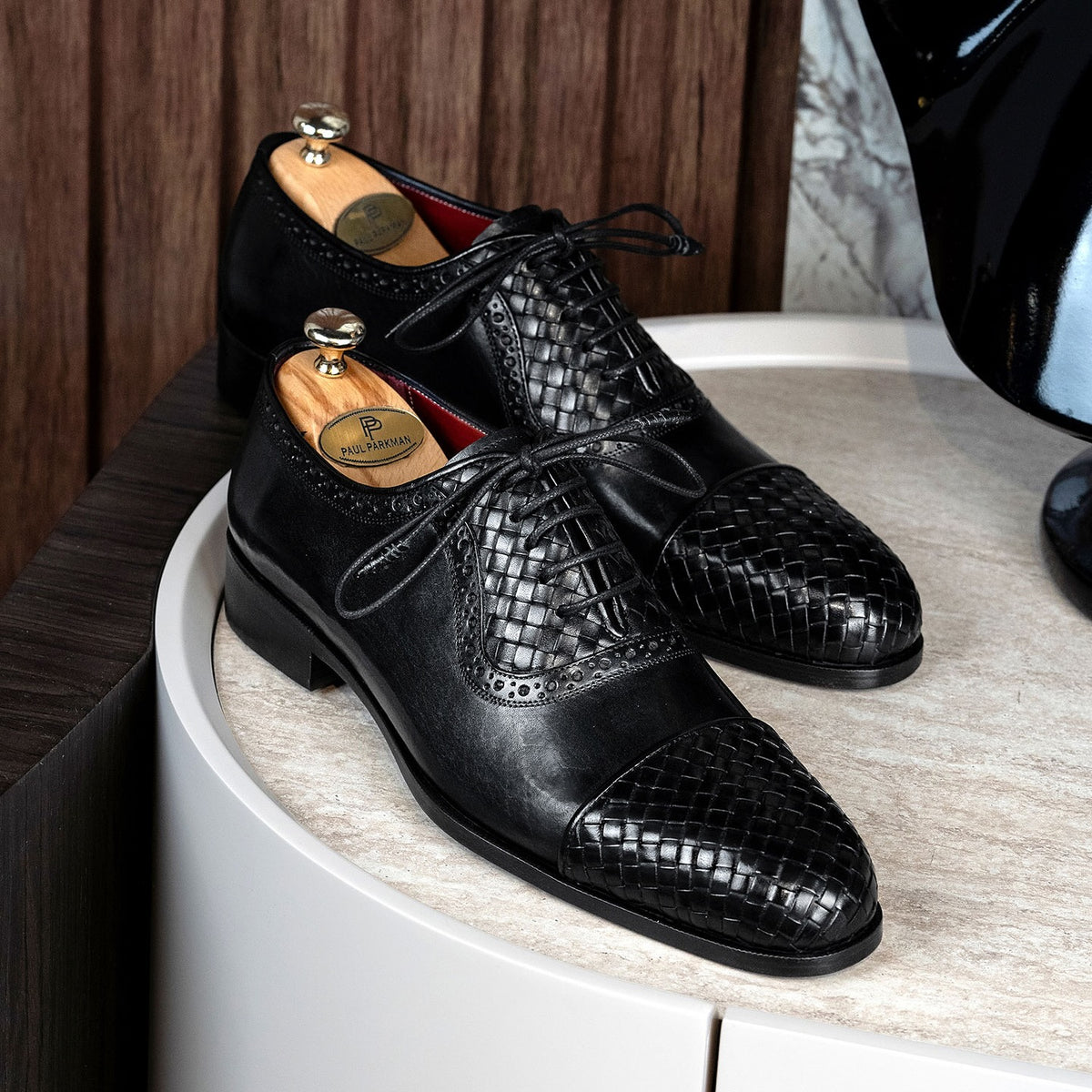 Gentleman's Woven Handmade Leather Shoes